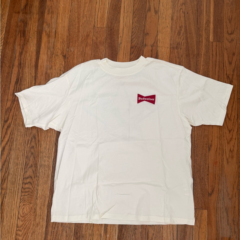 Budweiser White Logo Tee